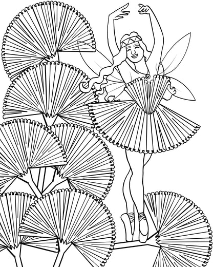 Colour-In Christmas Card — By Artist Geri Herd