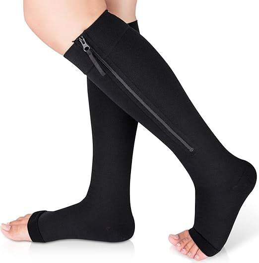 Compression Socks with Zipper (toeless)