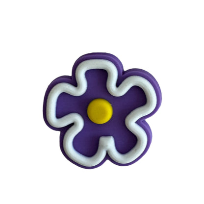 Jibbitz — Purple Flowers Set