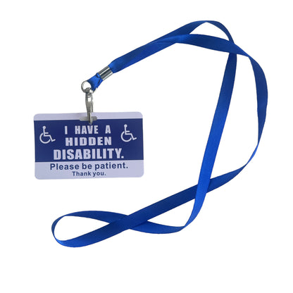 Hidden Disability Card + Lanyard