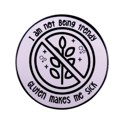 Pin — I am not being trendy. Gluten makes me sick.