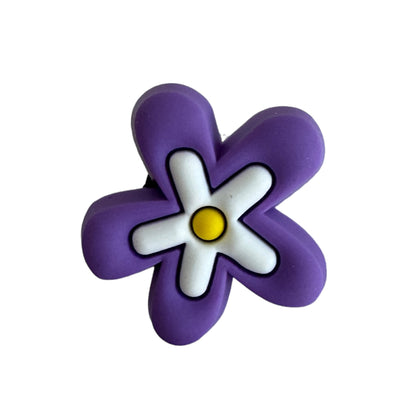 Jibbitz — Purple Flowers Set