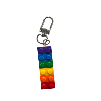 Keyring — Rainbow Brick