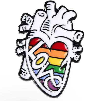 Pin — Love Heart Rainbow