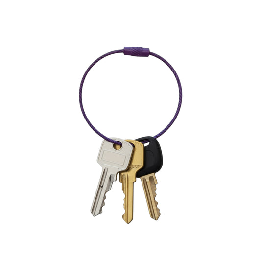 Stainless steel wire keychain