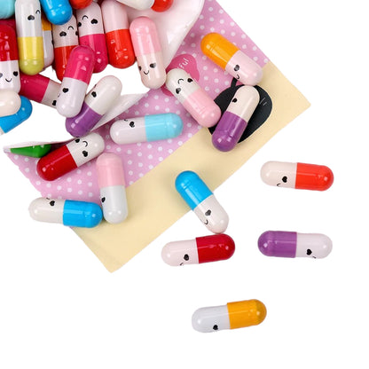 Emoticon Blank Note Capsules