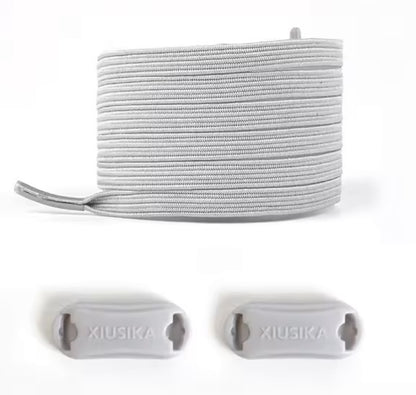 Adaptive ‘No Tie’ Elastic Shoelaces — with Buckle