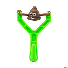 Catapulting Poop Emoji