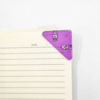 Stationary — corner pages clamp