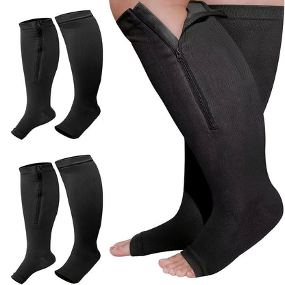 Compression Socks with Zipper (toeless)