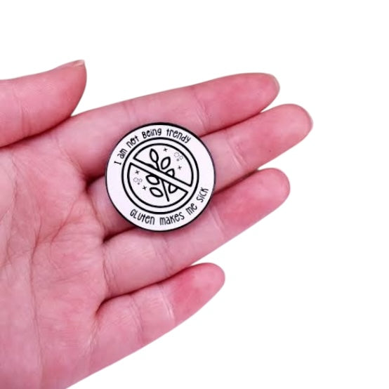 Pin — I am not being trendy. Gluten makes me sick.