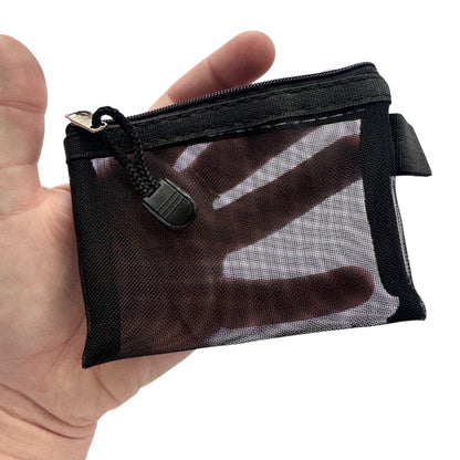 Mesh Zipper Purse