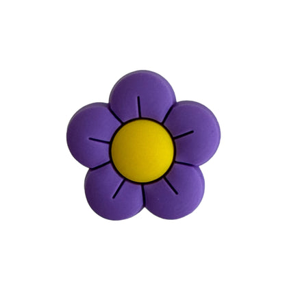 Jibbitz — Purple Flowers Set