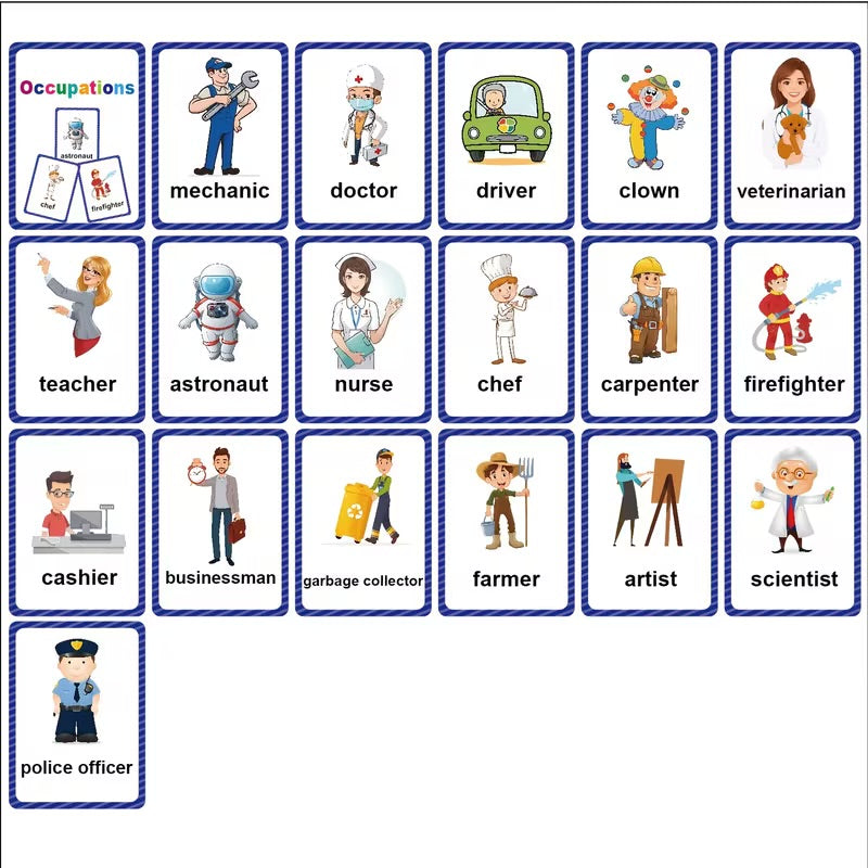 Communication Cards — Occupations