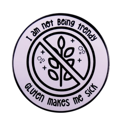 Pin — I am not being trendy. Gluten makes me sick.