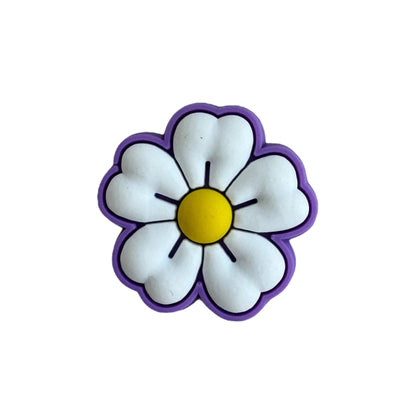 Jibbitz — Purple Flowers Set