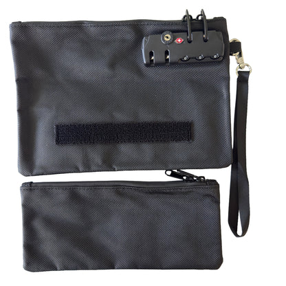 Dual-Lock Secure Medication Pouch