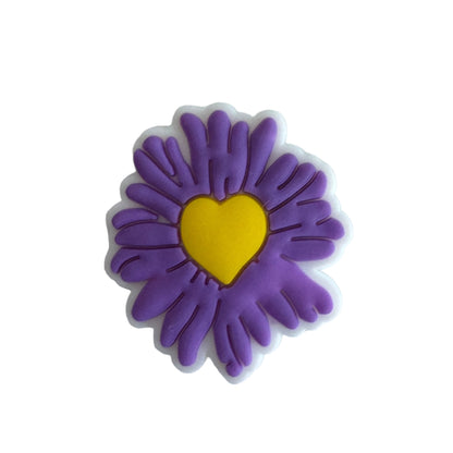 Jibbitz — Purple Flowers Set