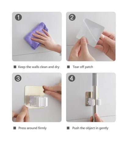 Wall-Mounted Gripper Clip