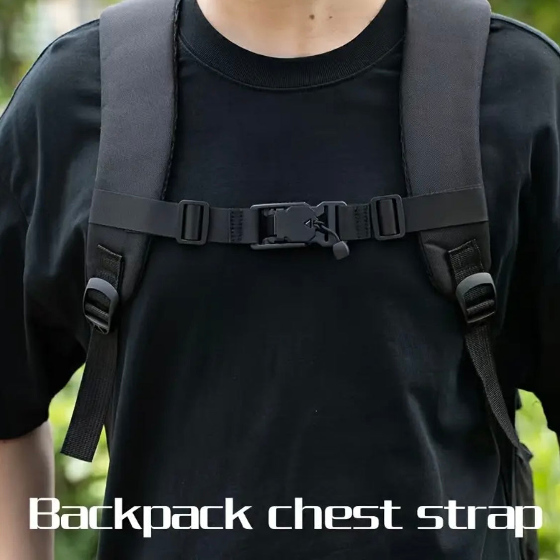 Magnetic One-Handed Chest Strap Buckle