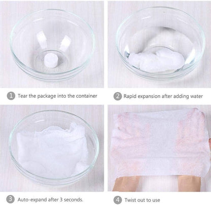 Compressed Hand Towels