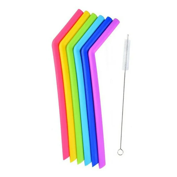 Silicone Smoothie Straws