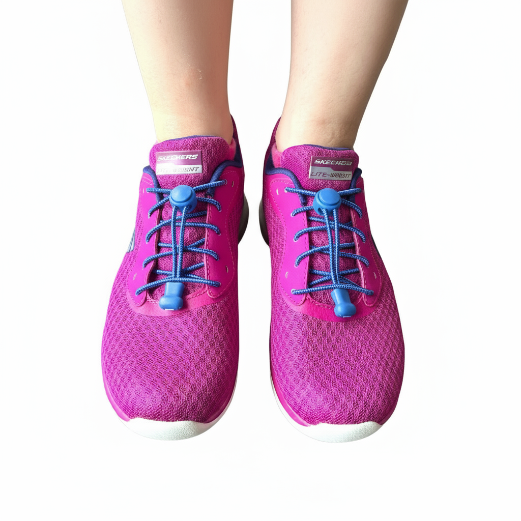 Adaptive ‘No Tie’ Shoelaces — Adjustable Elastic