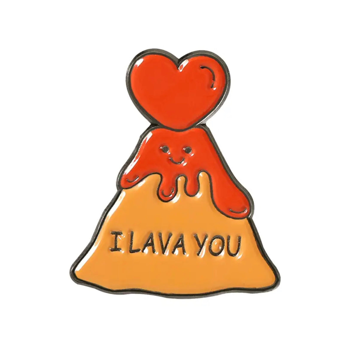 Pin —  ‘I lava you’