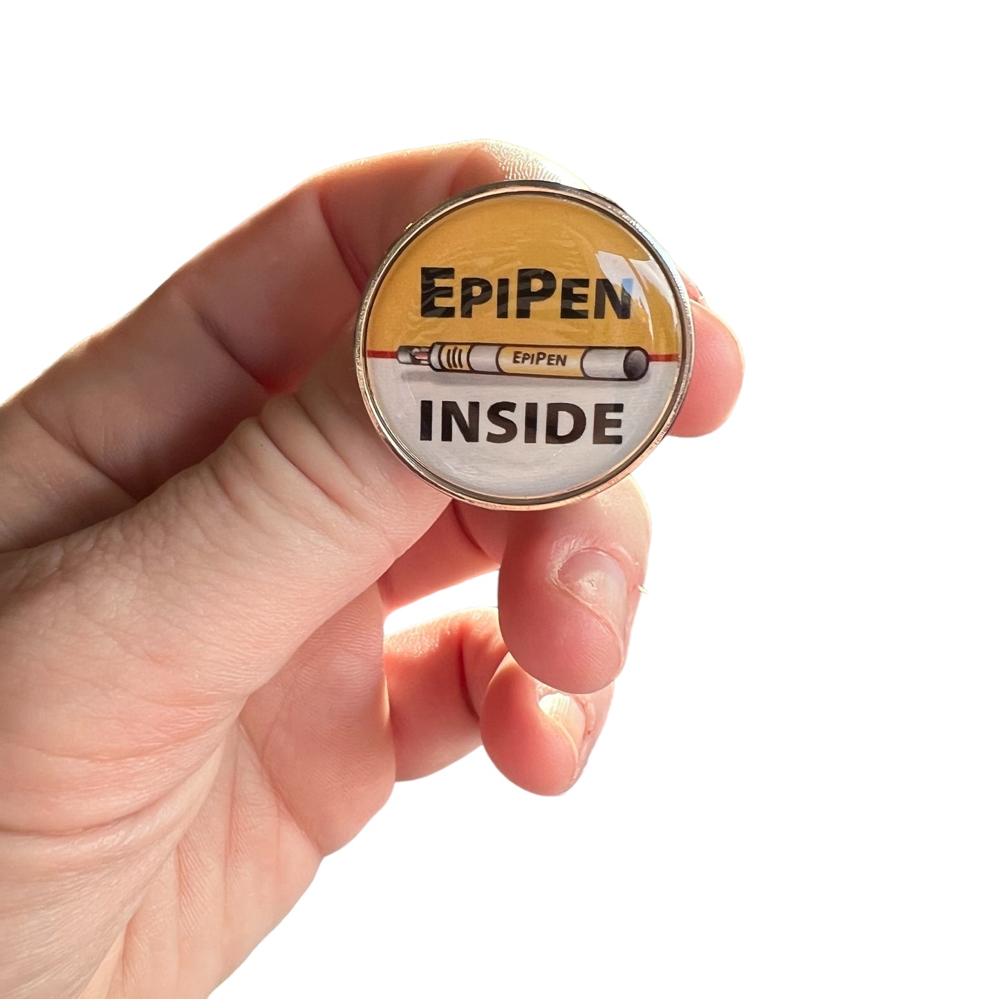 Pin — ‘EpiPen Inside’ Alert