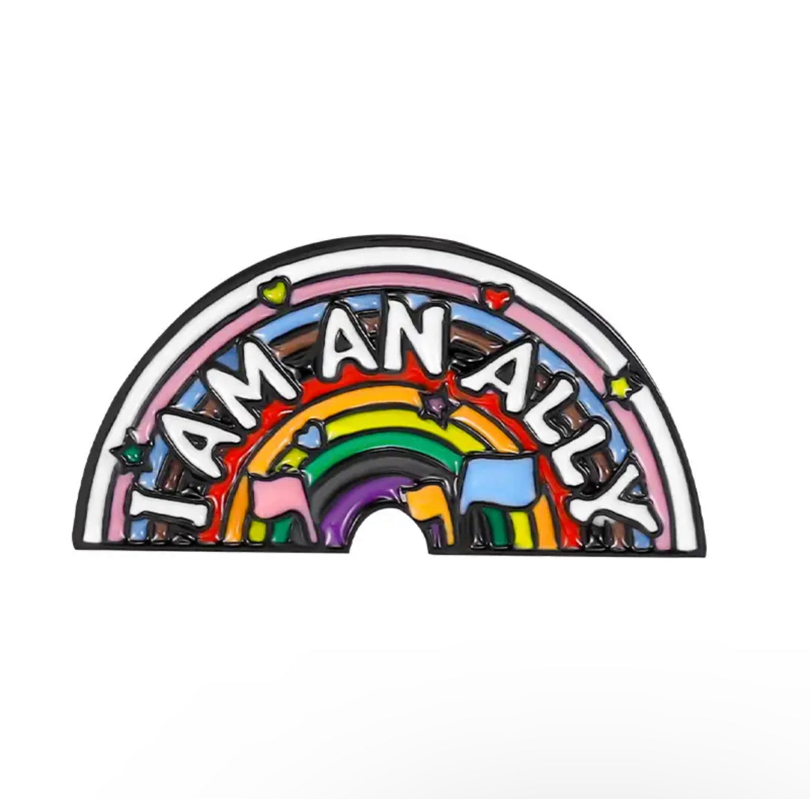 Pin — 'LGBT Ally Rainbow Pin'