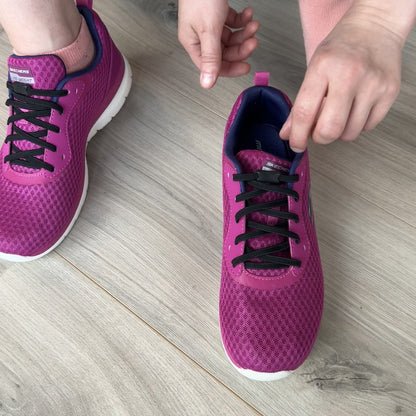 Adaptive ‘No Tie’ Elastic Shoelaces — with Buckle