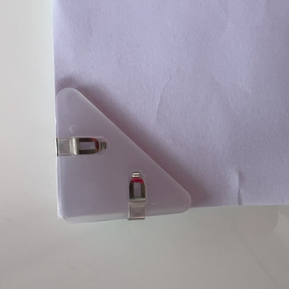 Stationary — corner pages clamp