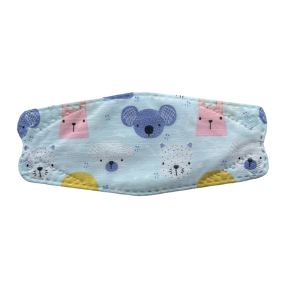 Three Panel Disposable Kids Masks Characters Masks SPIRIT SPARKPLUGS   