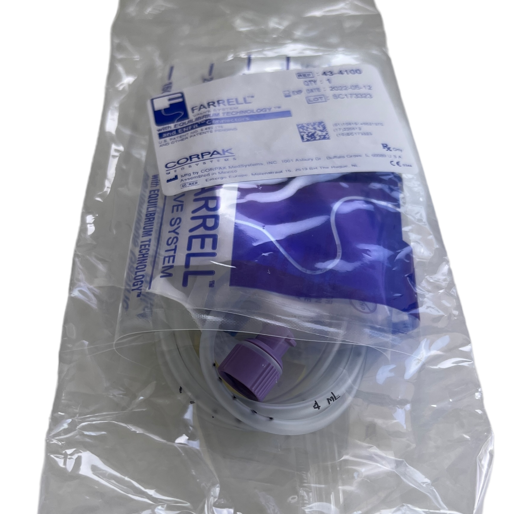 ⚖️ FARRELL* Bag — Gastric Pressure Relief Valve System (ENFit Compatible) Medical Supplies Kylee & Co   