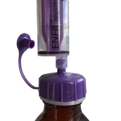 Medication Bottle Syringe Adapter Caps - ENFit Compatible