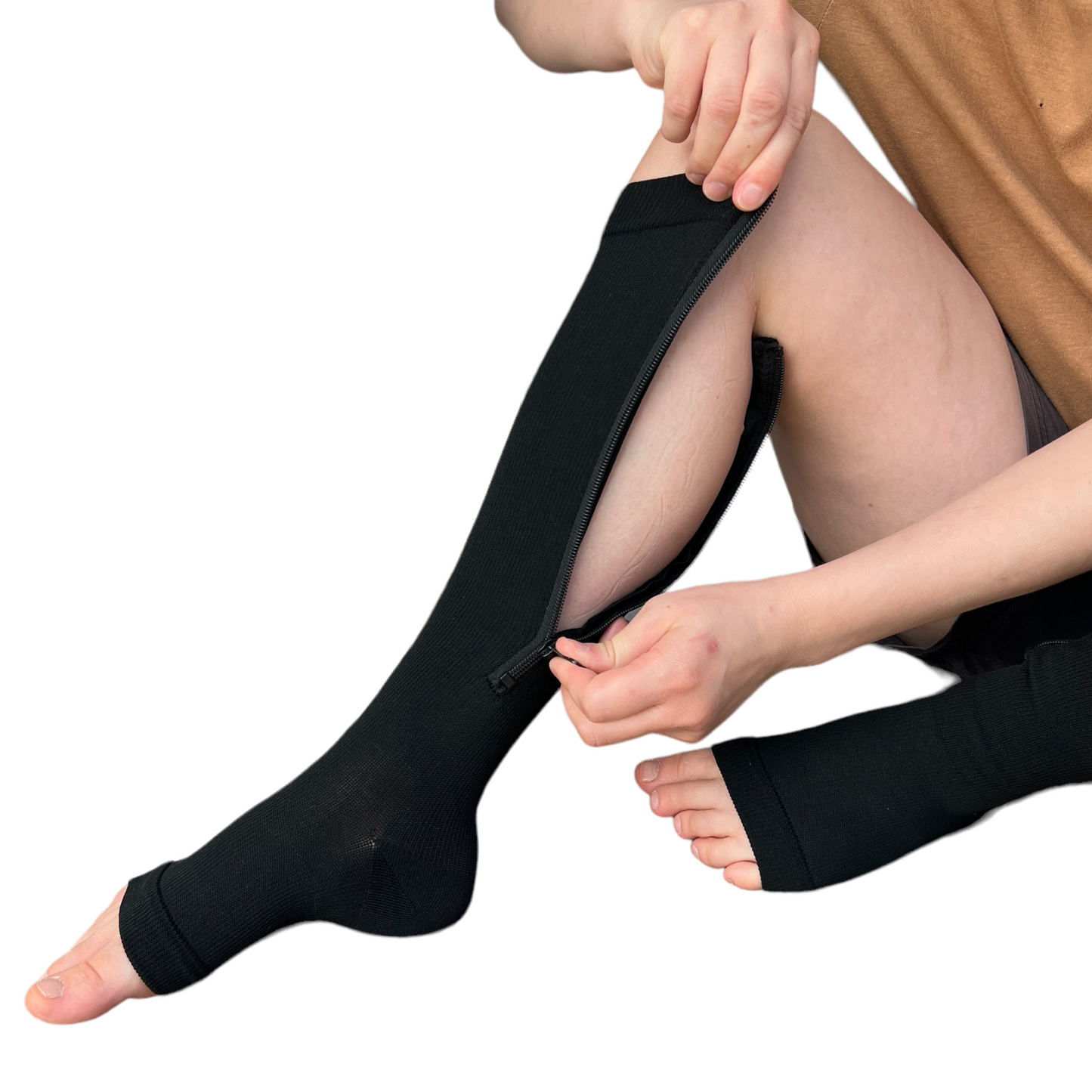 Compression Socks with Zipper (toeless)