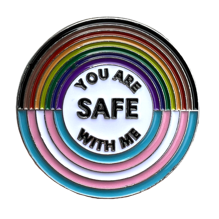 Pin — 'You Are Safe With Me LGBT'