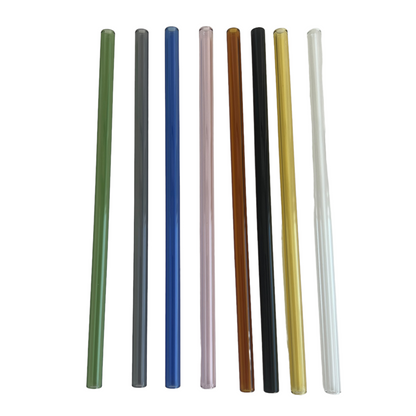 Tall Glass Straws (Straight)