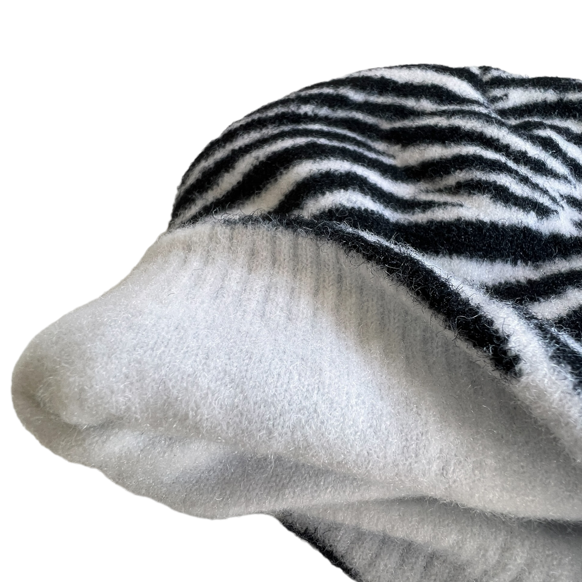 Super Soft Panama Zebra Beanie  SPIRIT SPARKPLUGS   