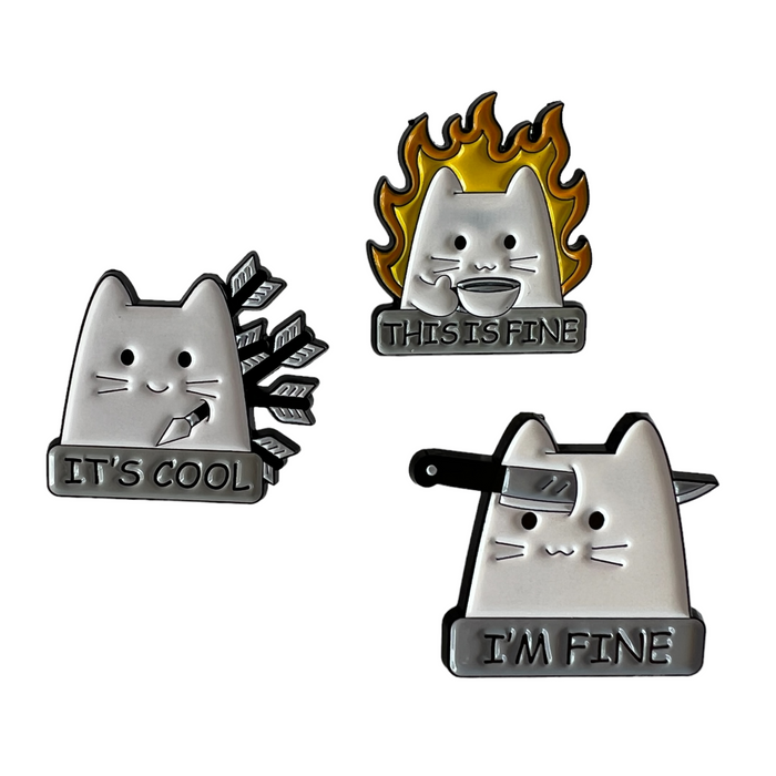 Pin — Cats Dark Humour Series
