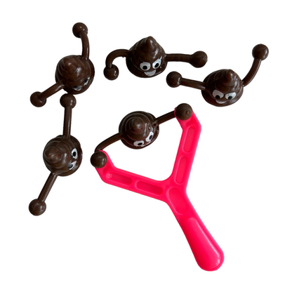 Catapulting Poop Emoji Toys SPIRIT SPARKPLUGS   