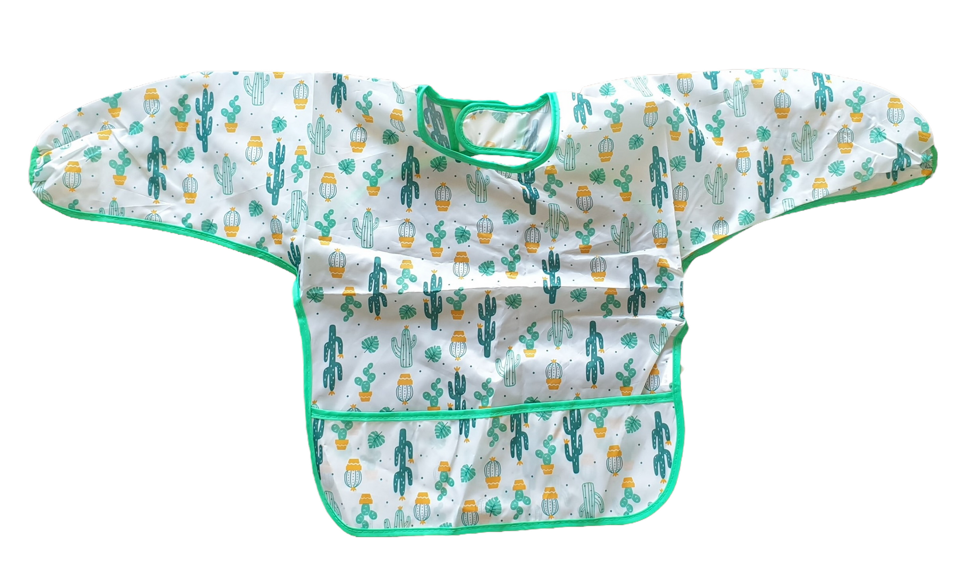 Full Sleeve Kids Apron  SPIRIT SPARKPLUGS Plants Green 