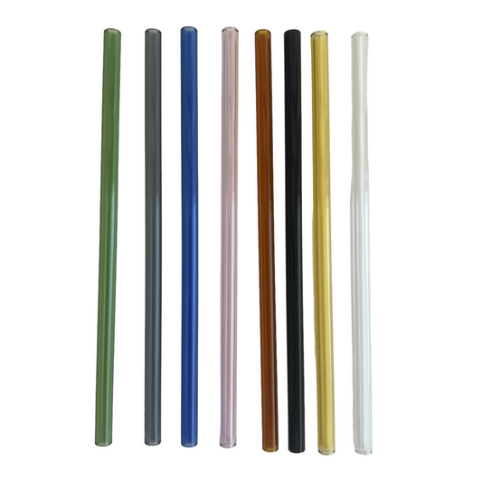 Tall Glass Straws (Straight)