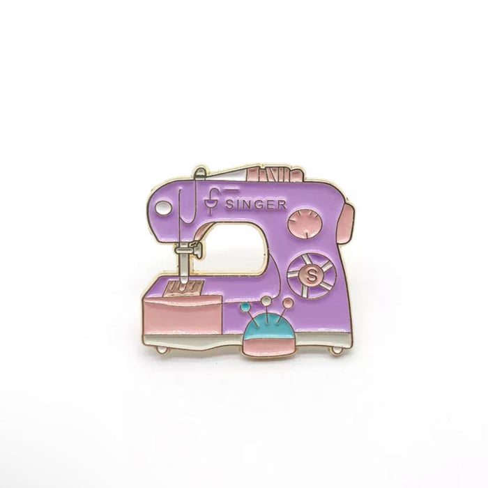 Pin  — Sewing Machine (Purple)